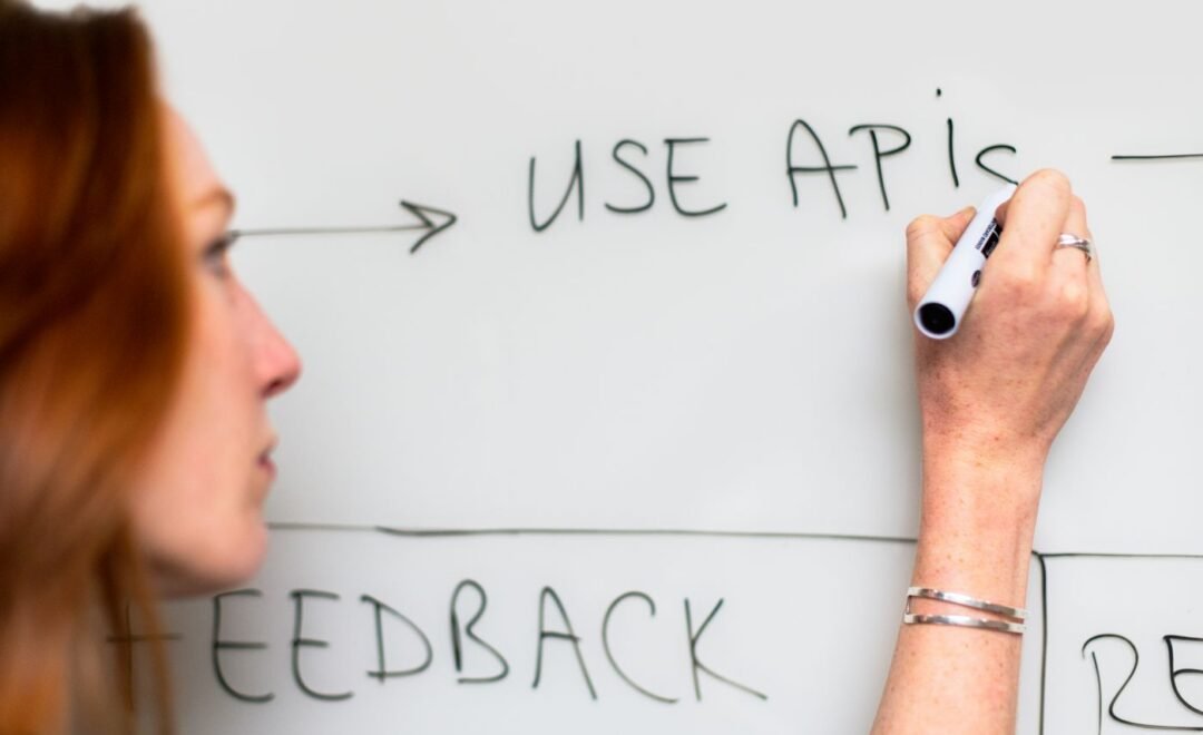 A whiteboard covered in planning notes